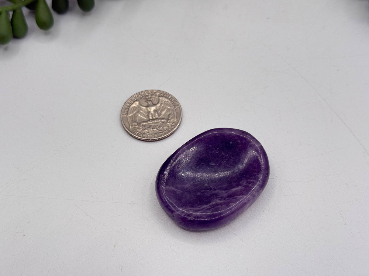 Lepidolite Worry Stone