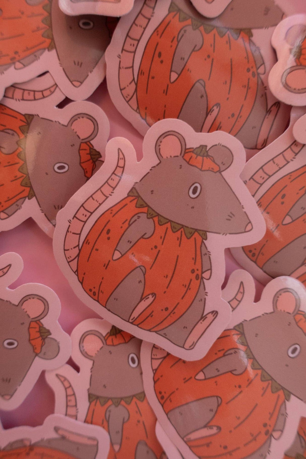 Pumpkin Rat Sticker