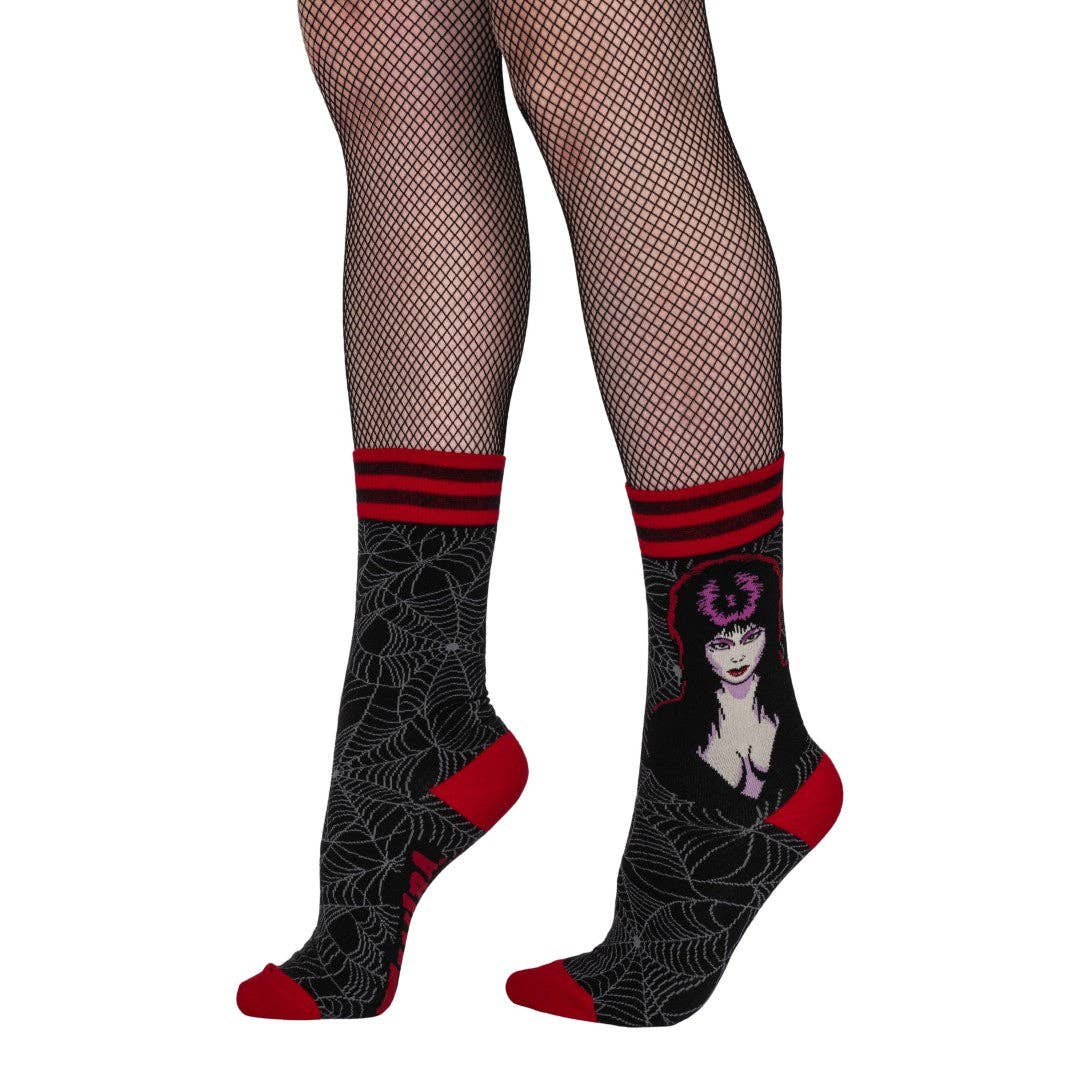 [FootClothes] Elvira Mistress of the Dark Crew Socks