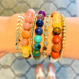 Rainbow Chakra Crystal Bracelet