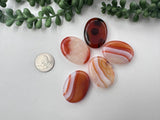 Banded Carnelian Worry Stone