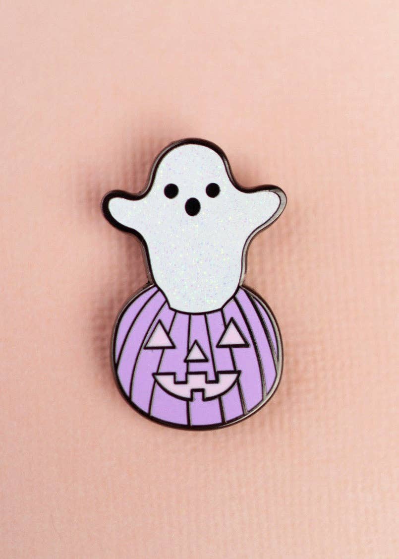 Ghost Pumpkin Enamel Pin