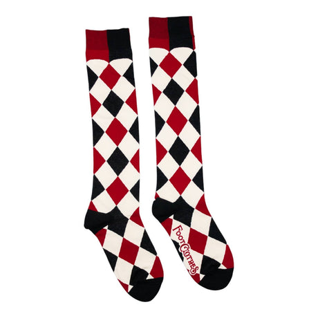 Harlequin Knee High Socks
