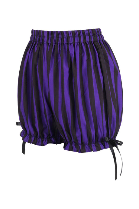 Purple & Black Striped Bloomers