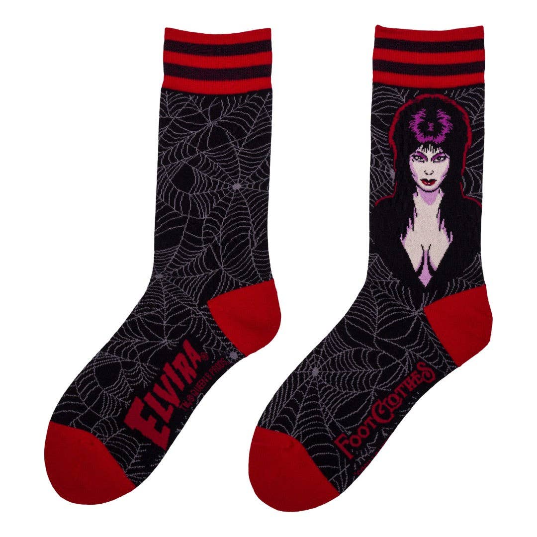 [FootClothes] Elvira Mistress of the Dark Crew Socks
