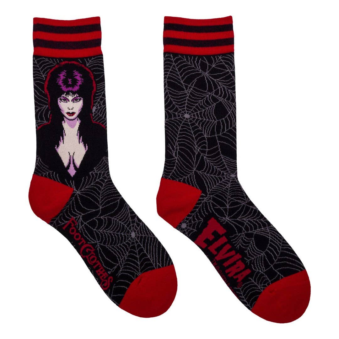 [FootClothes] Elvira Mistress of the Dark Crew Socks