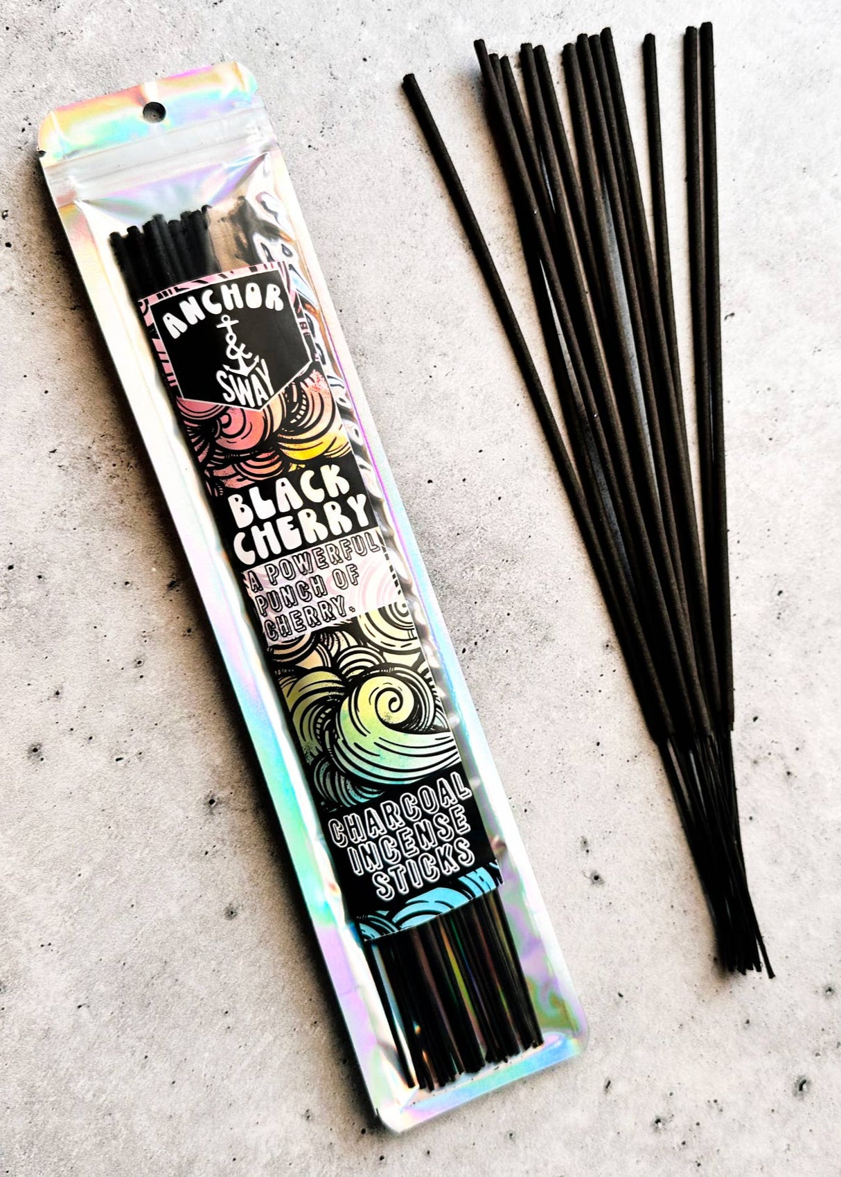 [Cosmically Misplaced] Black Cherry - 25 Charcoal Incense Sticks