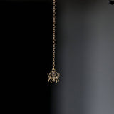 Gossamer Guardian Spider Lariat Necklace