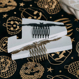 Black Bat Hair Comb