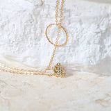 Gossamer Guardian Spider Lariat Necklace