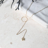 Gossamer Guardian Spider Lariat Necklace