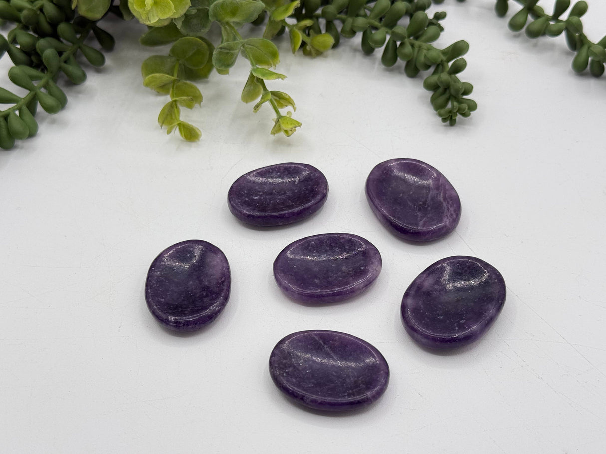 Lepidolite Worry Stone