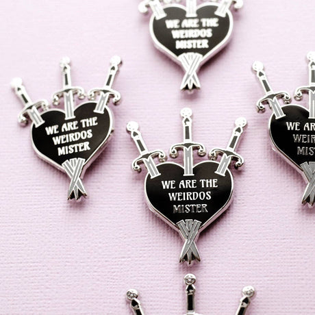 Three of Weirdos Enamel Pin