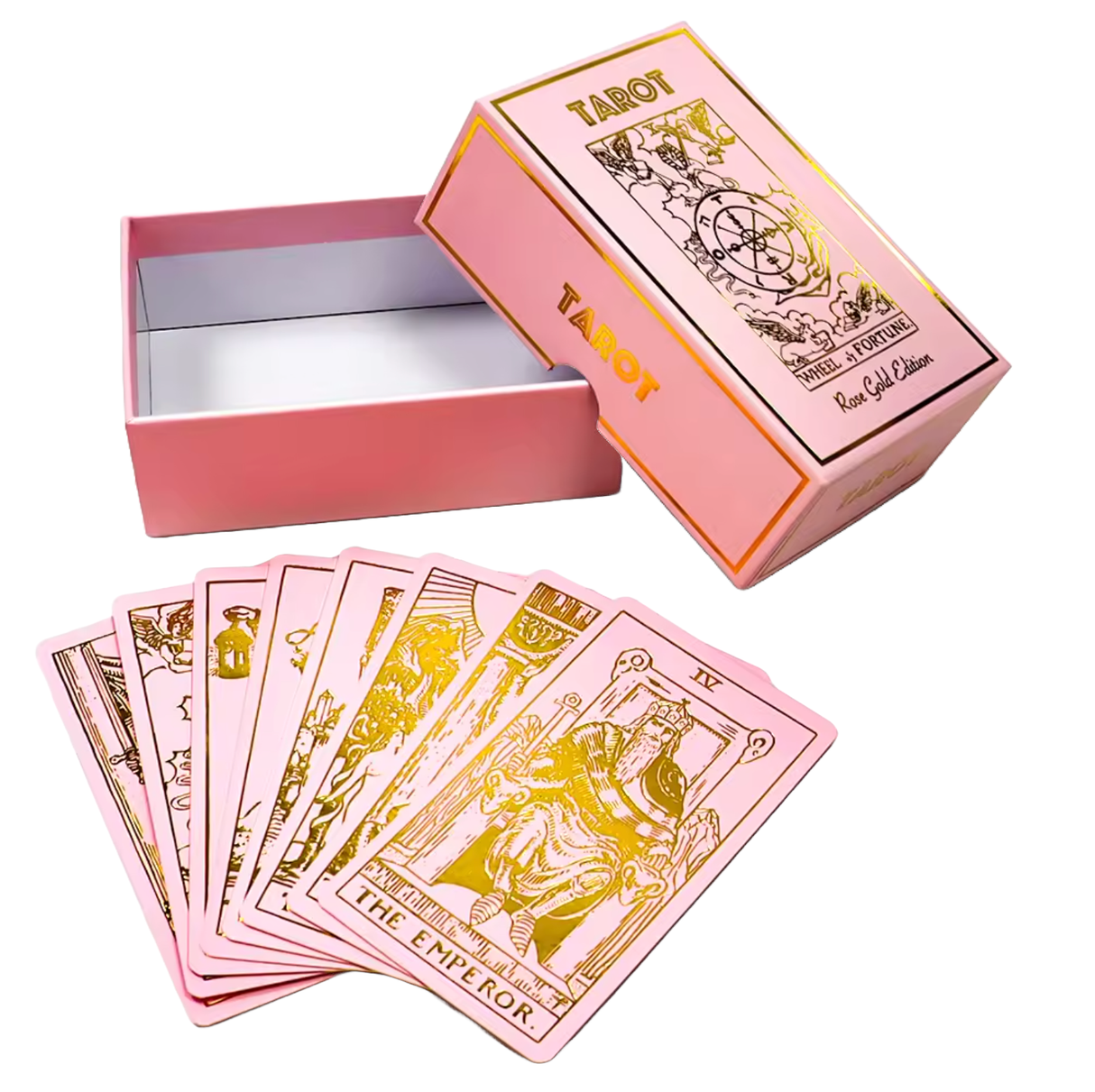 Rose Gold Foil Tarot & Guide