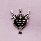 Three of Weirdos Enamel Pin