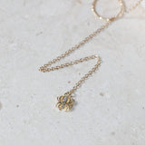 Gossamer Guardian Spider Lariat Necklace