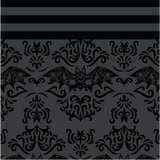 [FootClothes] Bat Damask Knee High Socks