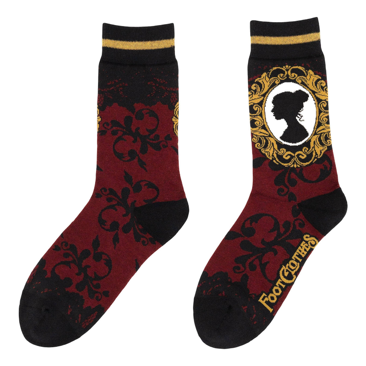 Mourning Brooch Crew Socks