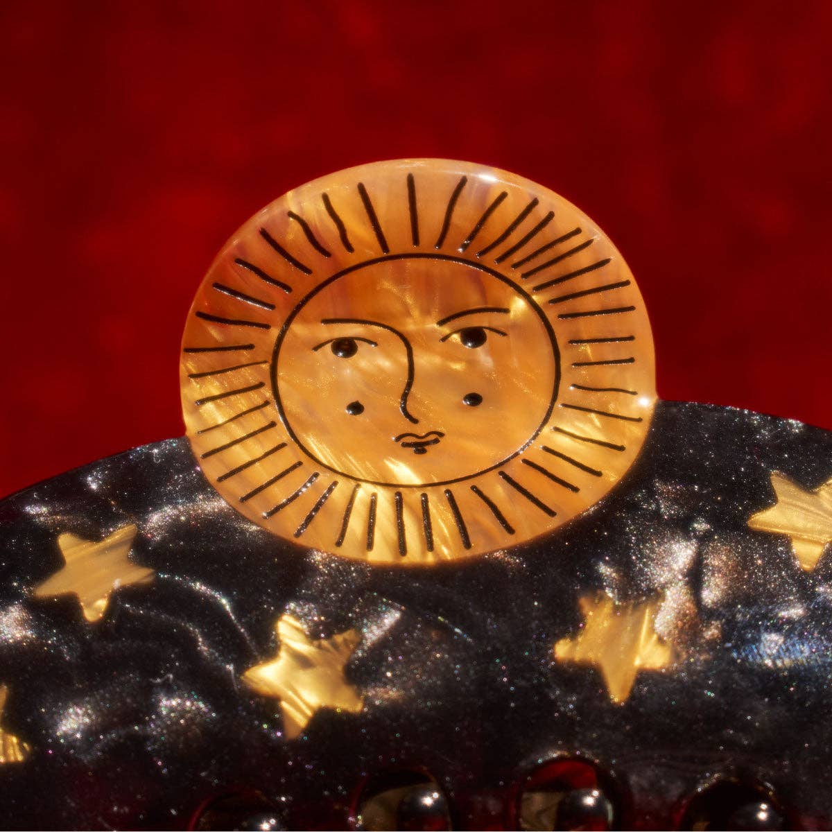 [Winona Irene] Sun and Stars Hair Claw Clip