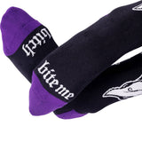 Bite Me Bitch Crew Socks