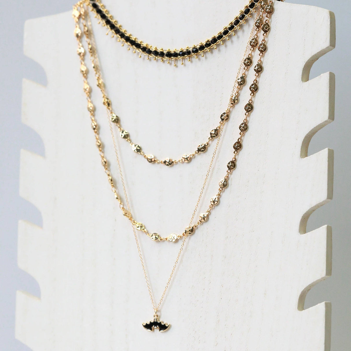 Dainty Bat Charm Necklace