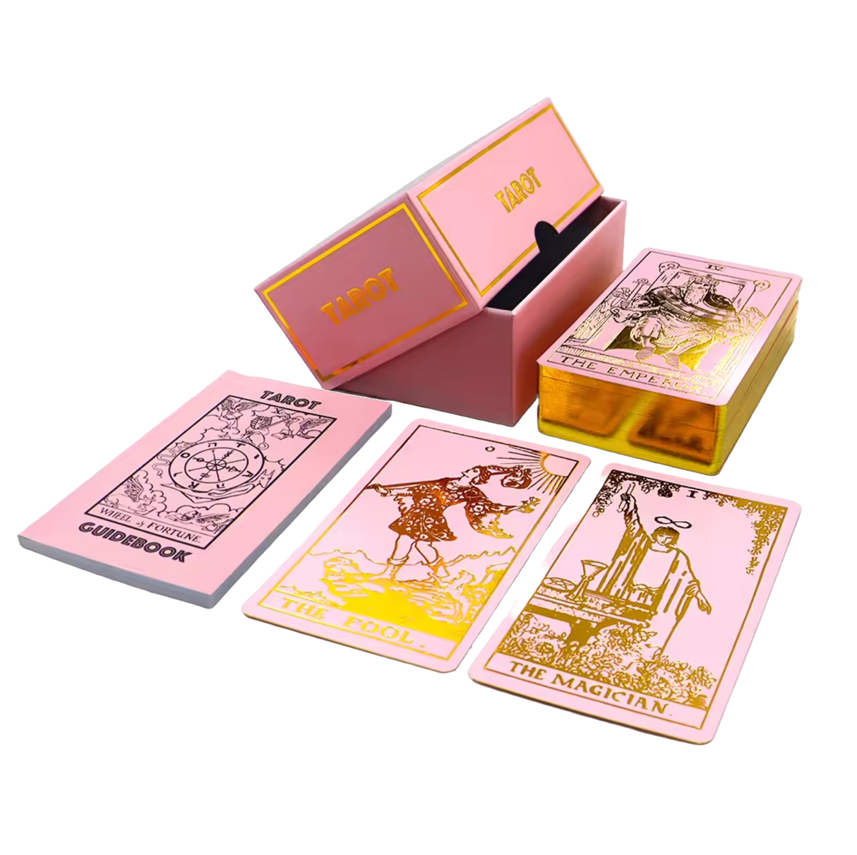 Rose Gold Foil Tarot & Guide