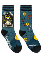 [FootClothes] The High Priestess Tarot Nouveau Crew Socks