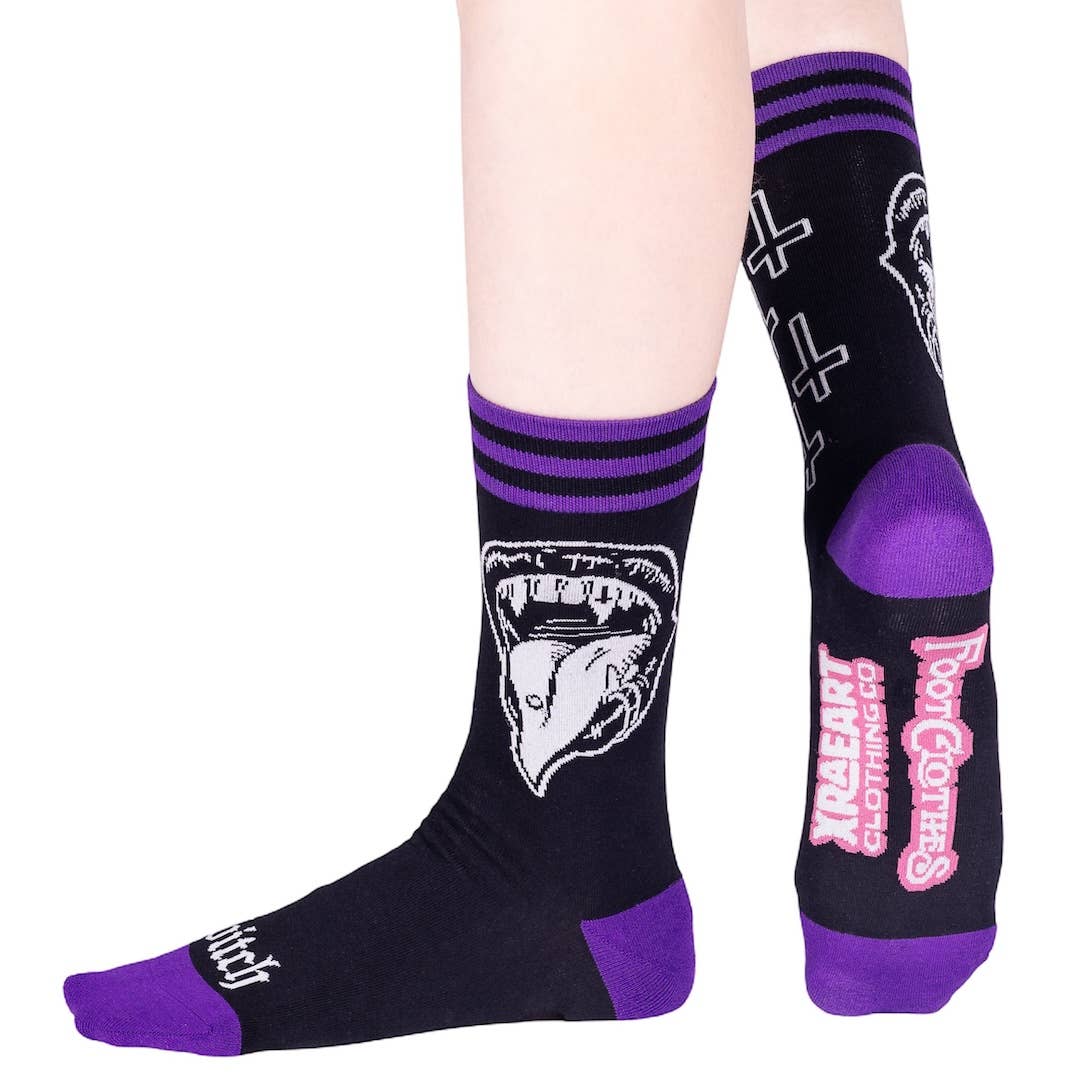 Bite Me Bitch Crew Socks