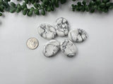 White Howlite Worry Stone