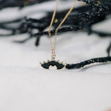 Dainty Bat Charm Necklace
