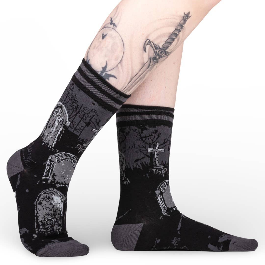 [FootClothes] Garden of the Dead Crew Socks