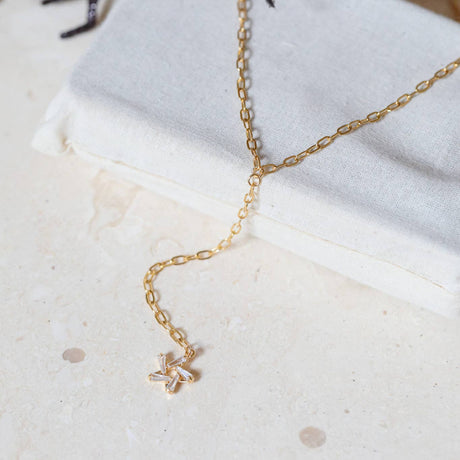 Witch's Star Lariat Necklace