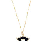 Dainty Bat Charm Necklace