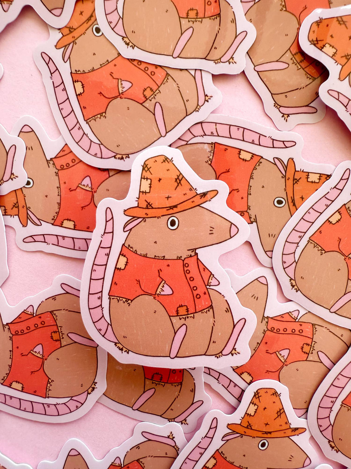 Scarecrow Rat Vinyl Sticker