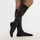 [FootClothes] Bat Damask Knee High Socks