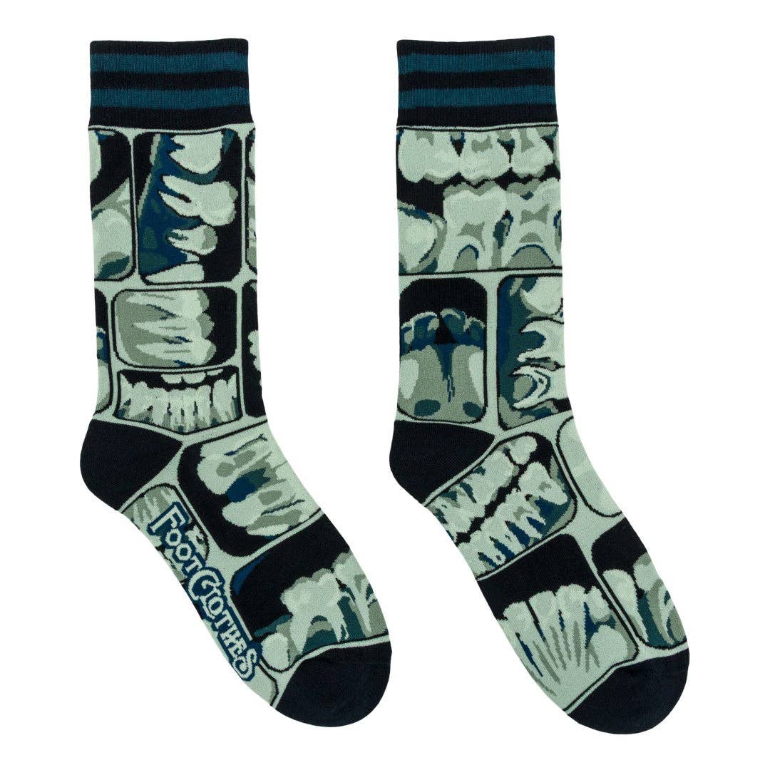 Teeth X-Ray Crew Socks