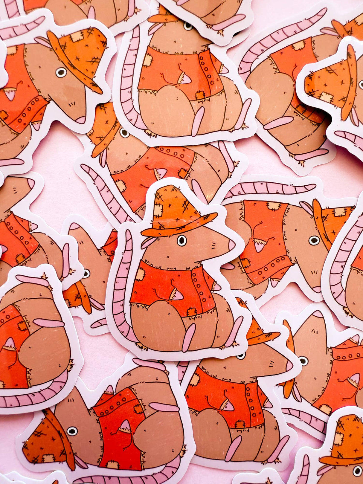 Scarecrow Rat Vinyl Sticker