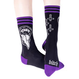Bite Me Bitch Crew Socks
