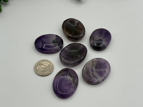 Amethyst Worry Stone