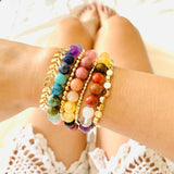 Rainbow Chakra Crystal Bracelet