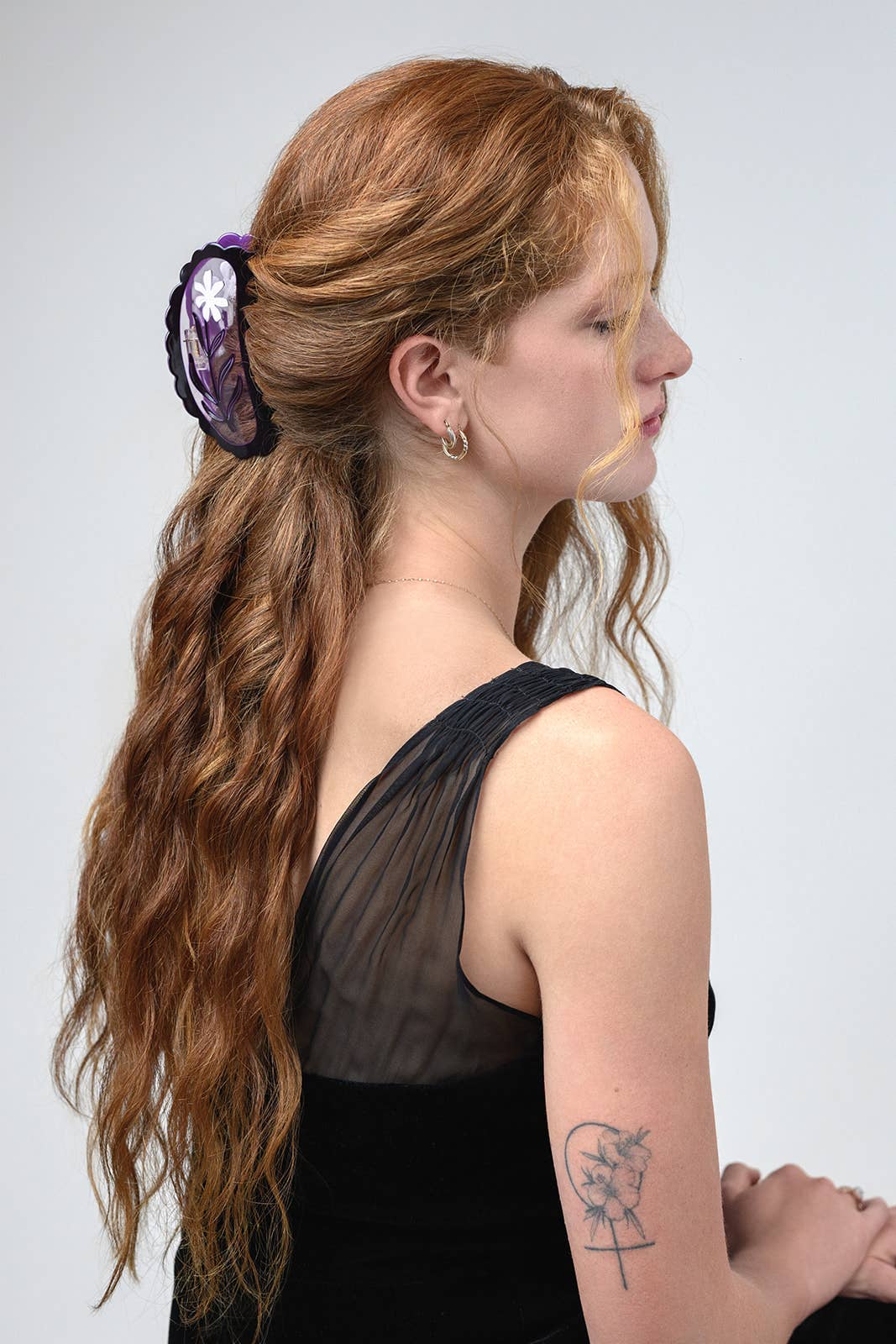 Asphodel Flower XL Hair Claw