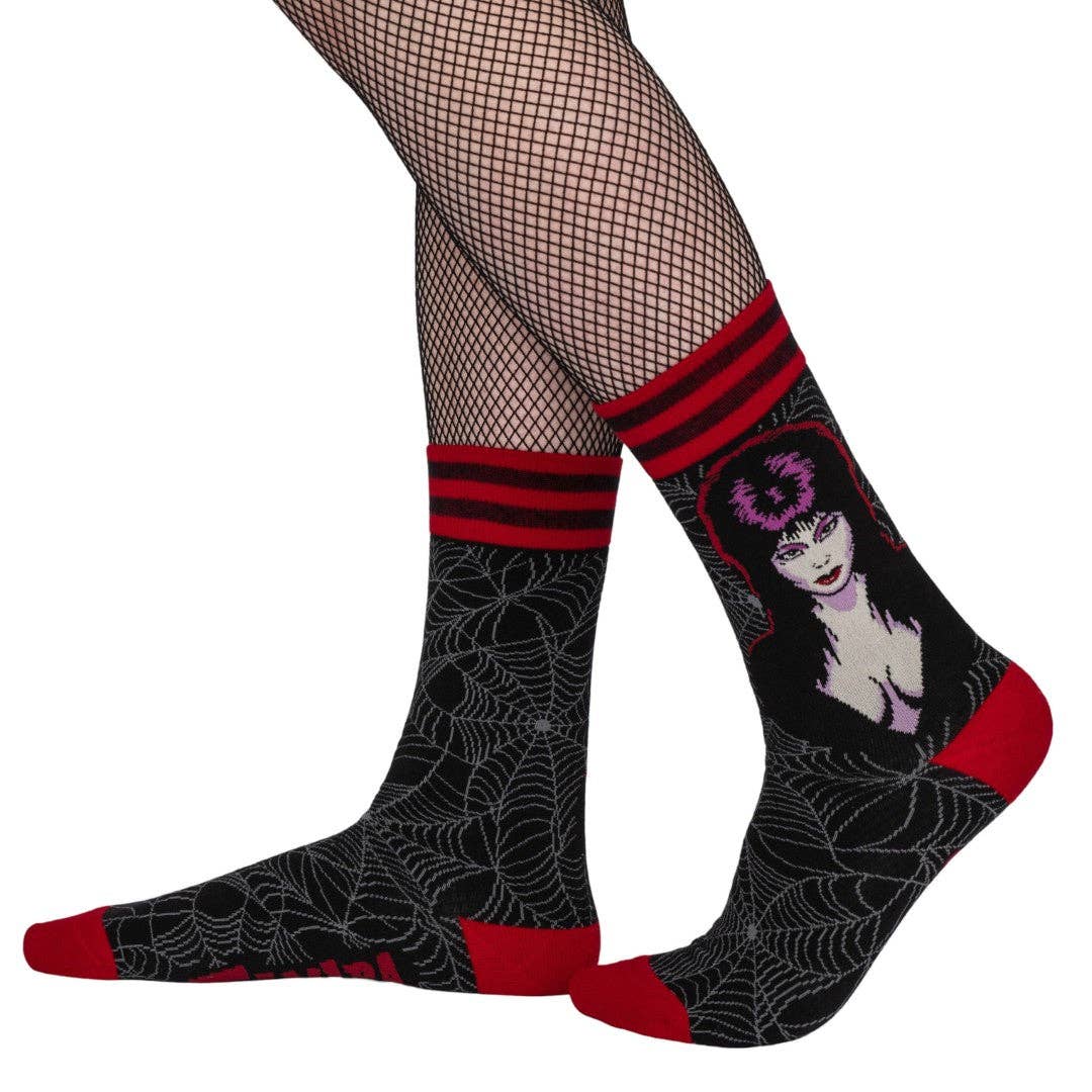 [FootClothes] Elvira Mistress of the Dark Crew Socks