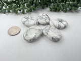 White Howlite Worry Stone