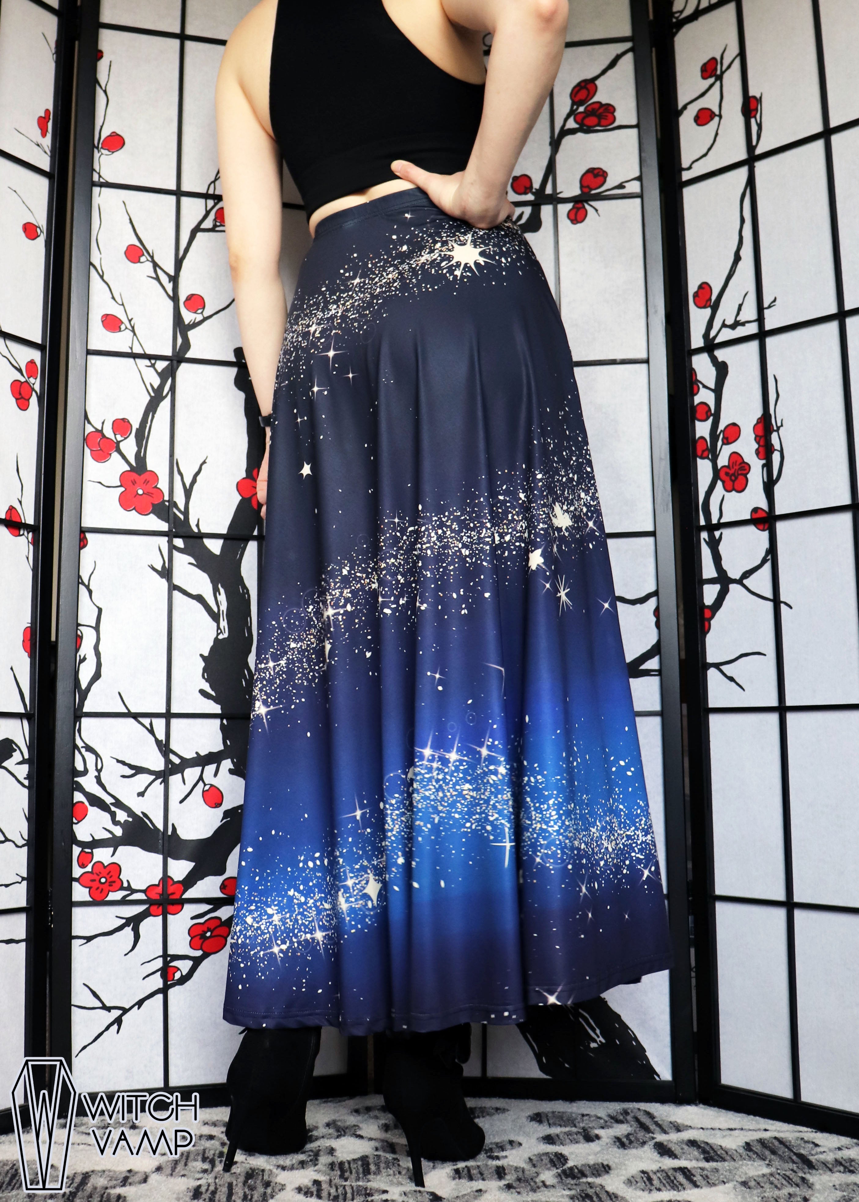 Fairy Dust Maxi Skirt with Pockets (A, D Size Only) – Witch Vamp