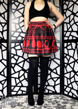 Demon Summoning Skater Skirt With Pockets