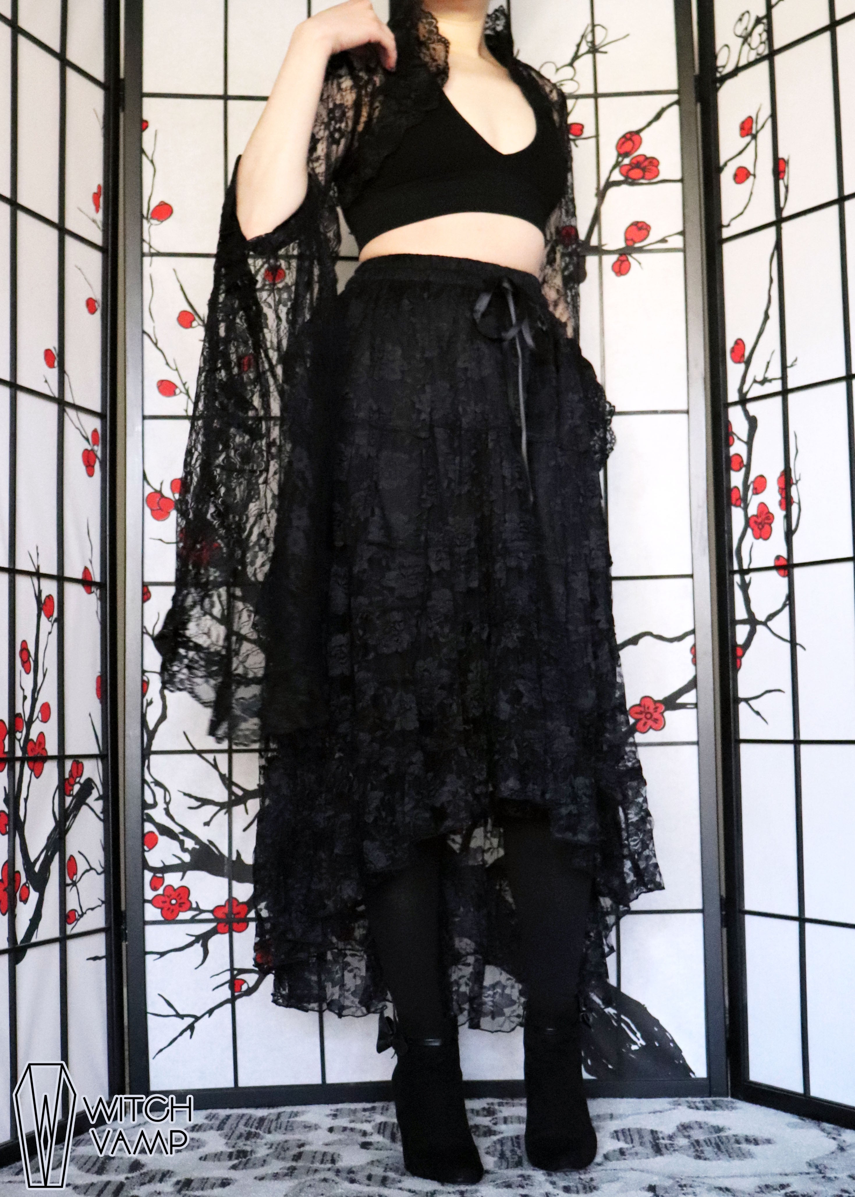 Black Lace Bolero Shrug – Witch Vamp