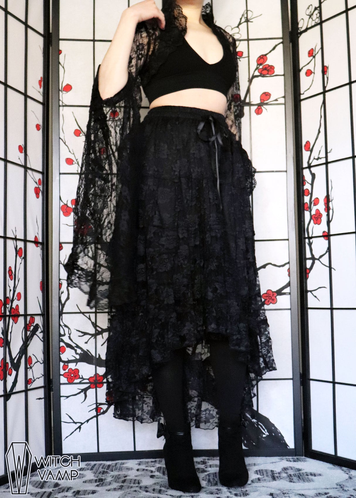 Black Lace Bolero Shrug