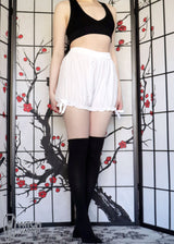 White Crepe Bloomers