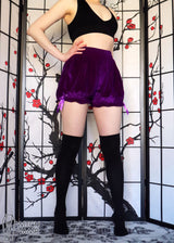 Purple Velvet Bloomers