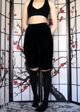 Black Velvet Long Bloomers